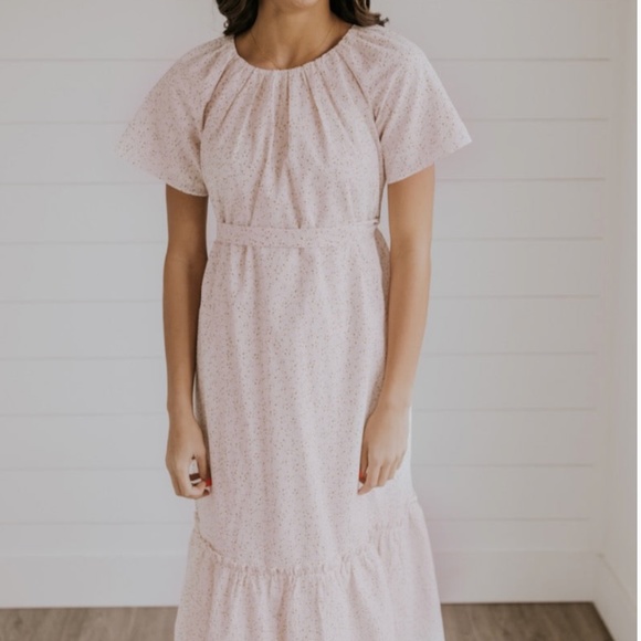 NWT NEW ROOLEE the Rachel Dress in snow Midi Maxi Size XXXL 3XL - Picture 2 of 10